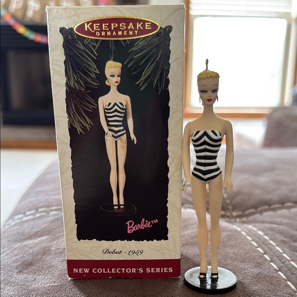 Barbie Bath & Body Figurine - Black and White